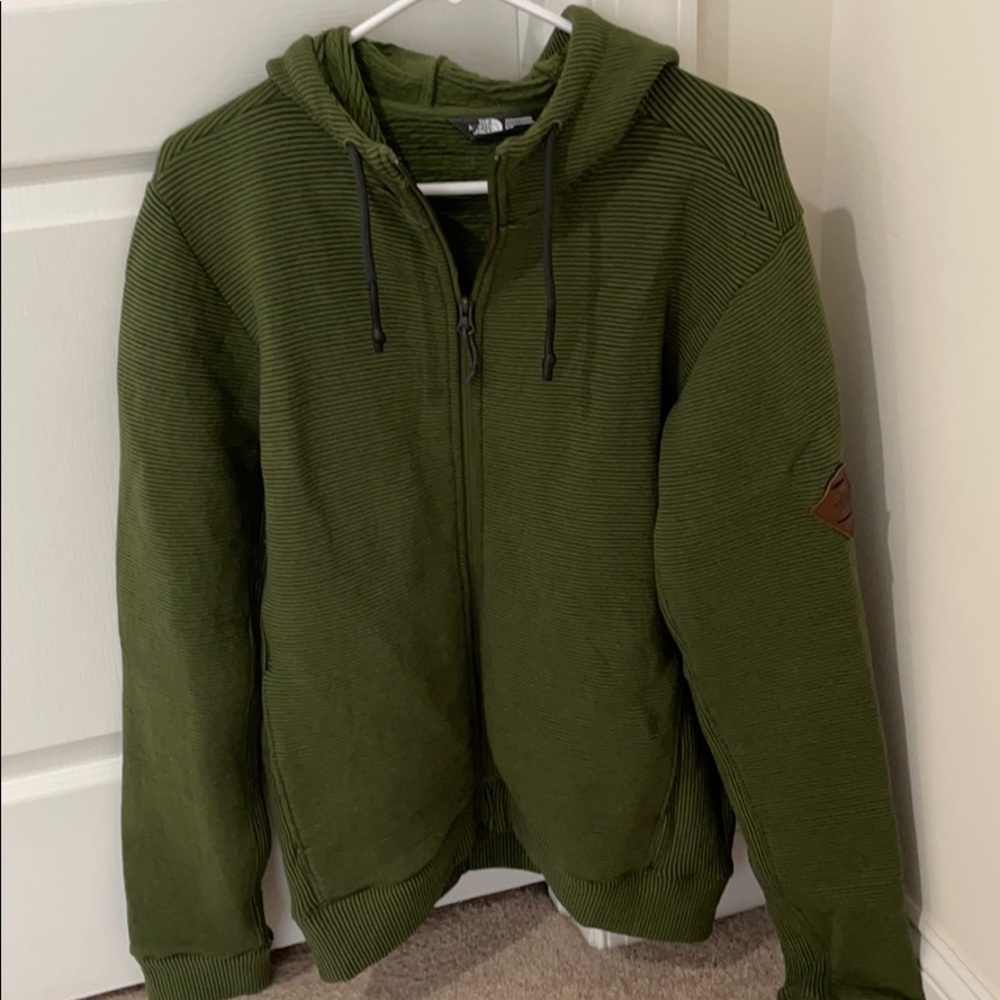 North face zip up heavy hoodie sweatshirt small